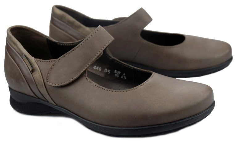 Mephisto JOYCE  Dames Pump/Ballerina - Donker Taupe Leer